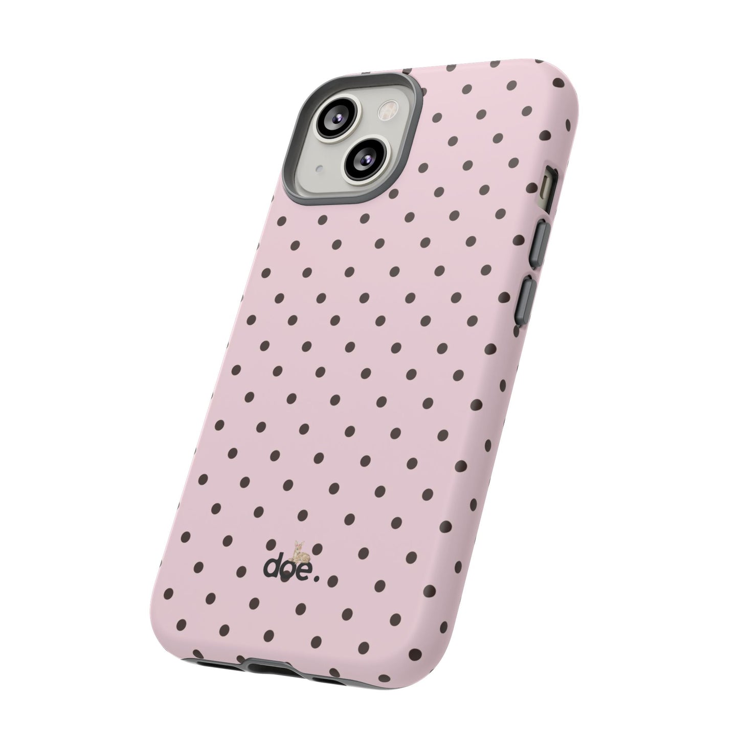 Pink Polka Dot iPhone Case