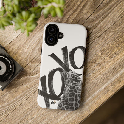 Leopard XOXO iPhone Case