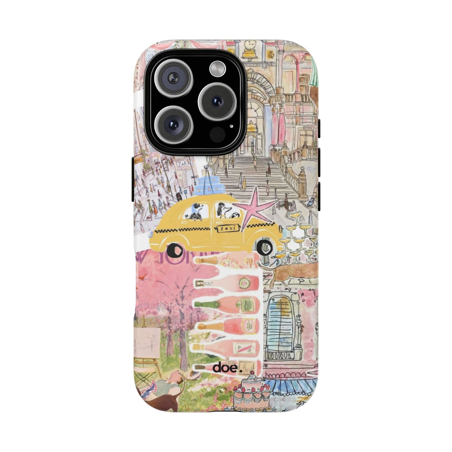 Travel Clutter iPhone Case