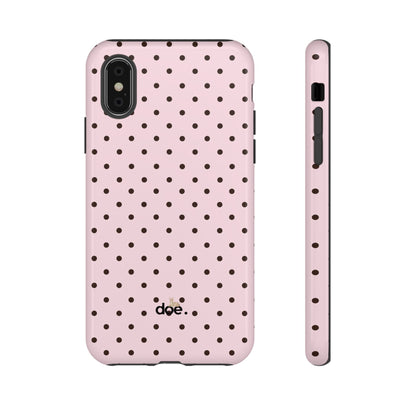 Pink Polka Dot iPhone Case