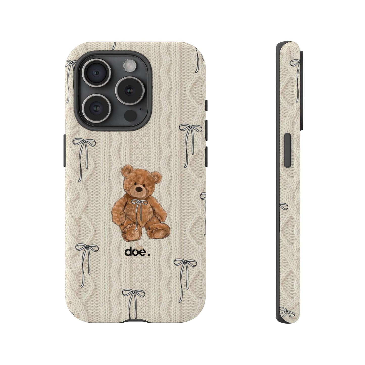 Little Bow Bear iPhone Case