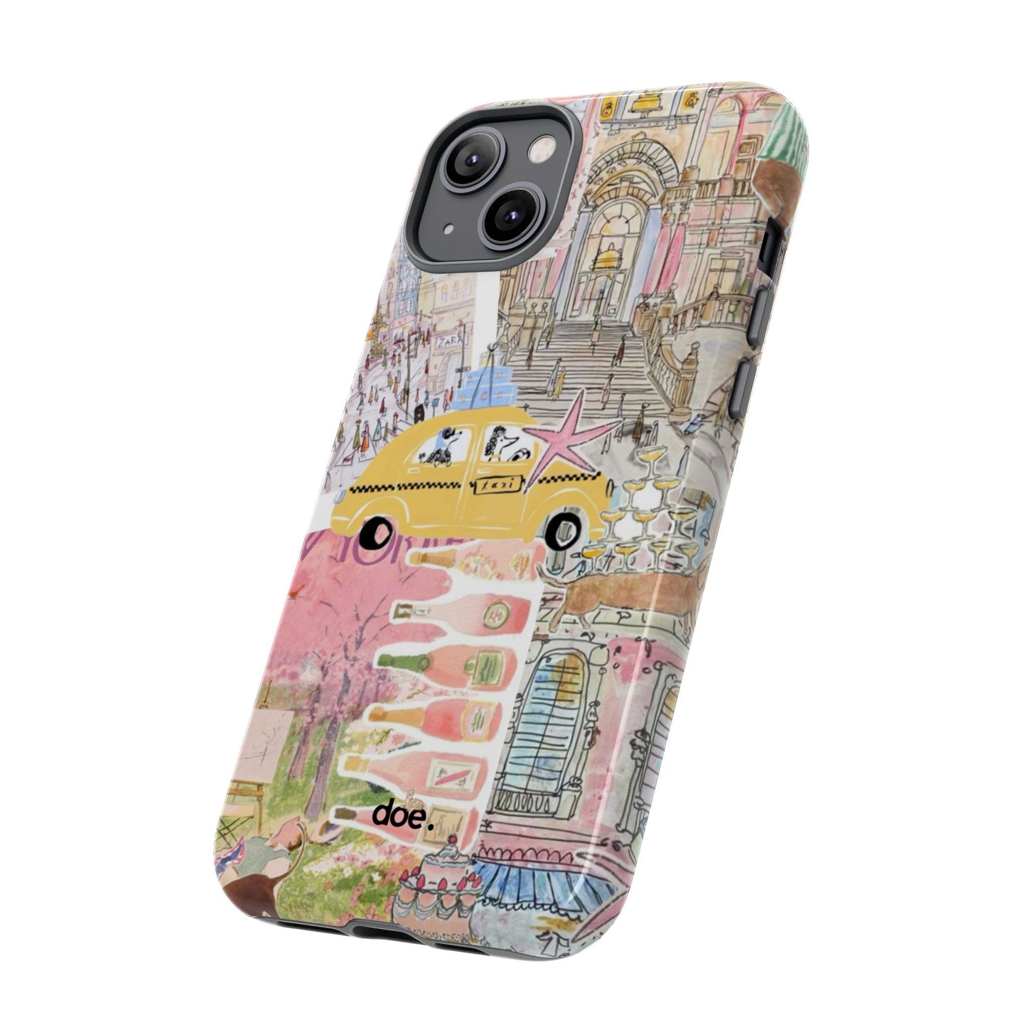Travel Clutter iPhone Case