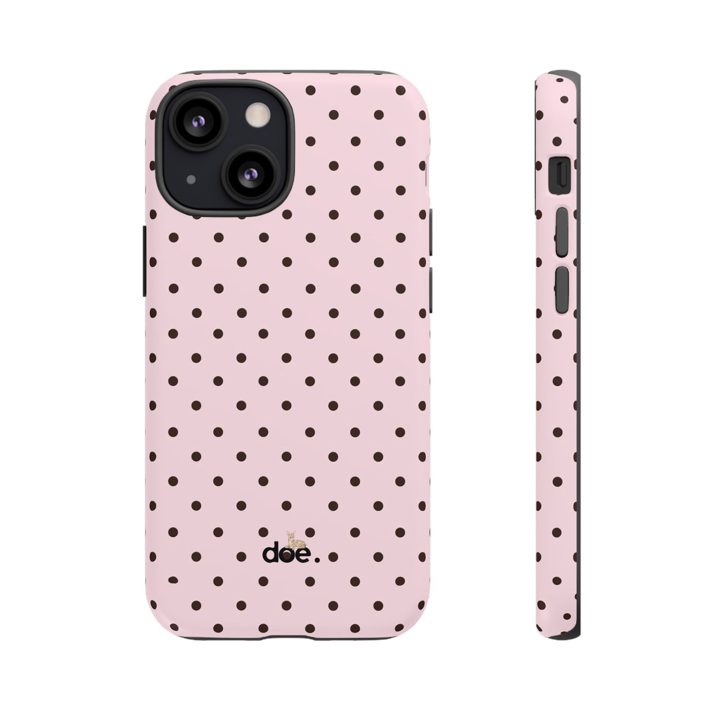 Pink Polka Dot iPhone Case