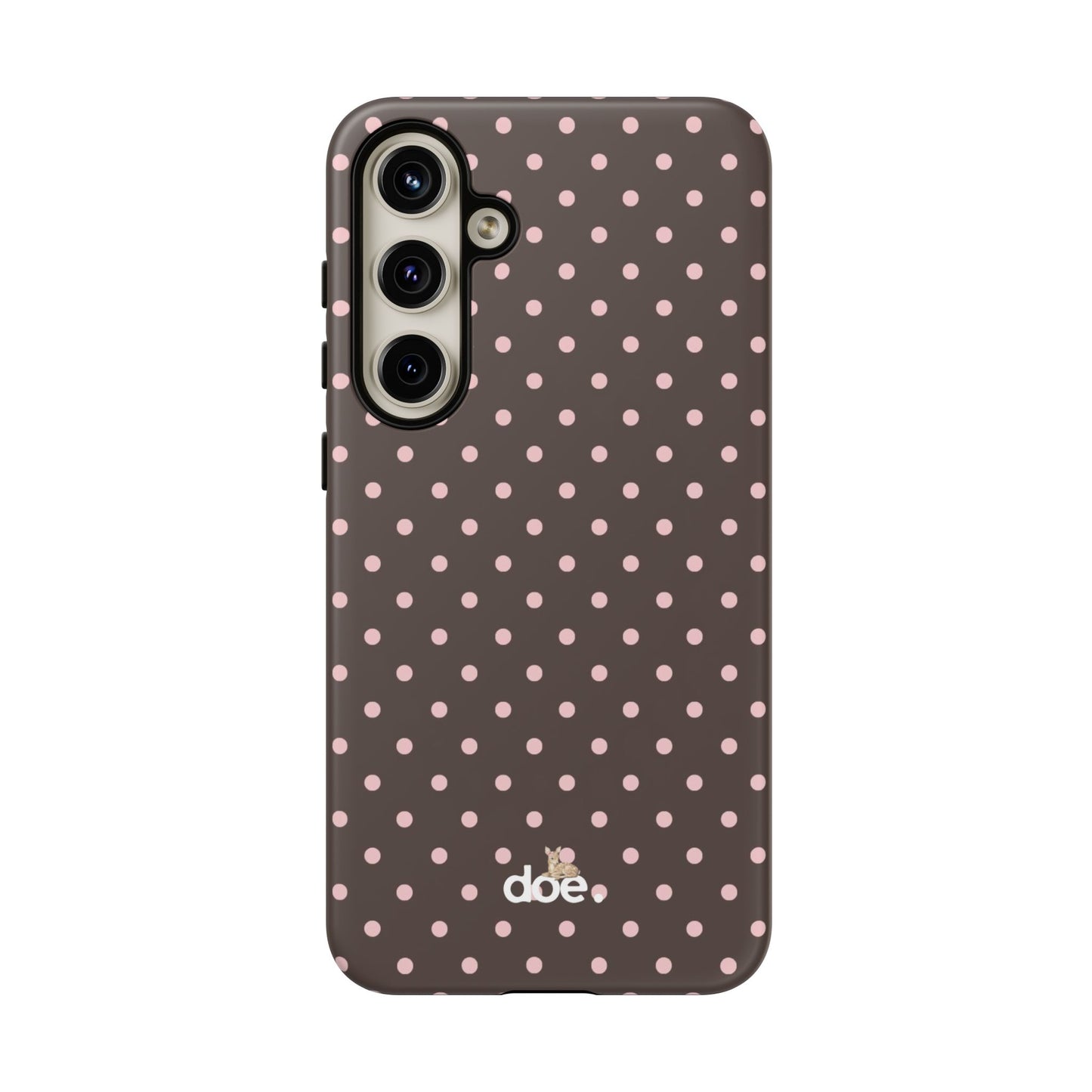 Brown Polka Dot Samsung Case