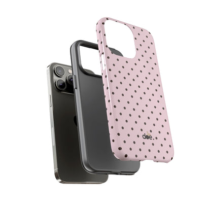 Pink Polka Dot iPhone Case