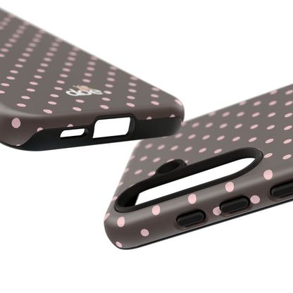 Brown Polka Dot Samsung Case