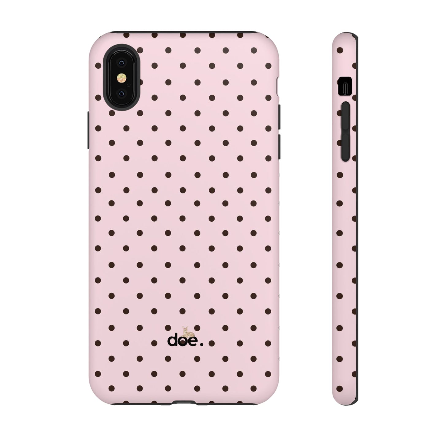 Pink Polka Dot iPhone Case