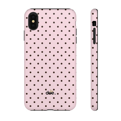 Pink Polka Dot iPhone Case