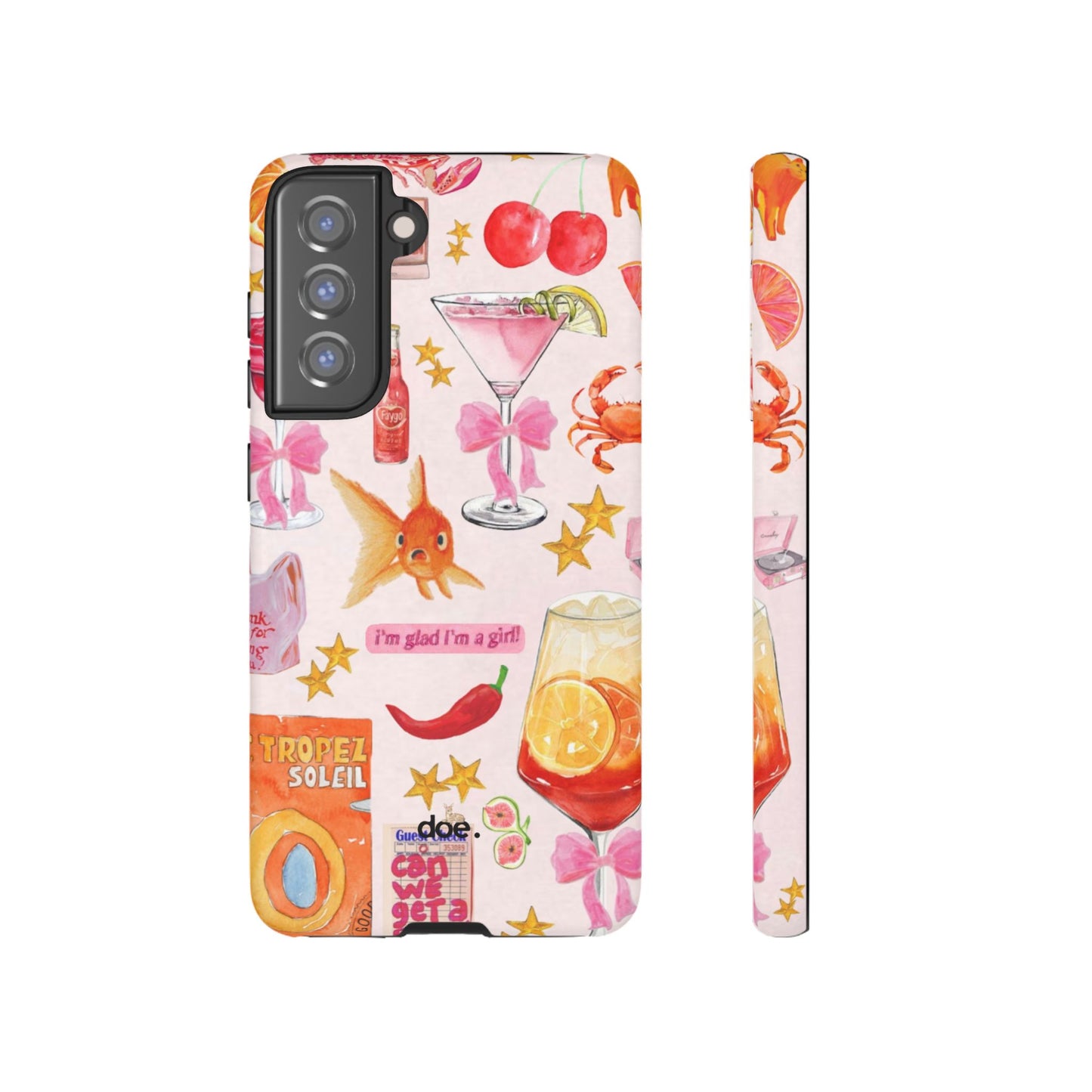 I'm glad I'm a girl Samsung Case