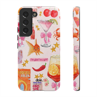 I'm glad I'm a girl Samsung Case