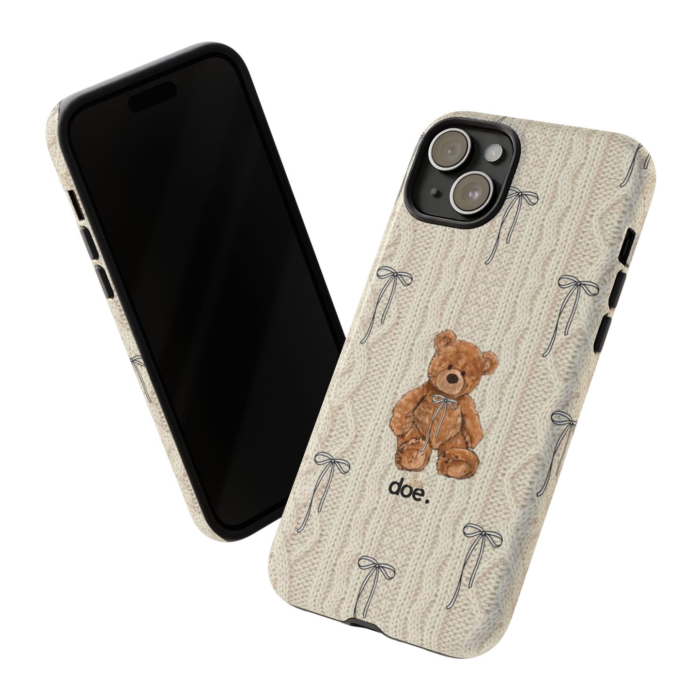 Little Bow Bear iPhone Case