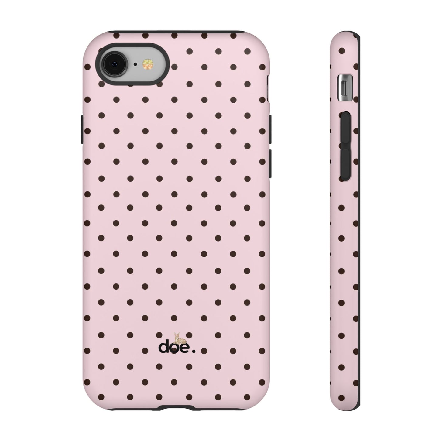 Pink Polka Dot iPhone Case