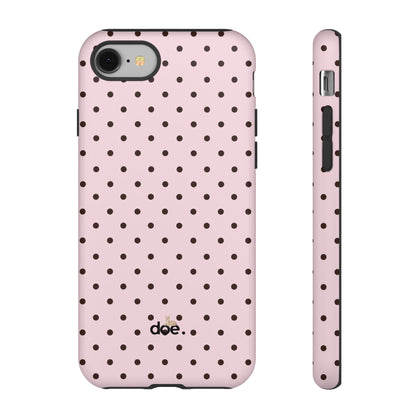 Pink Polka Dot iPhone Case
