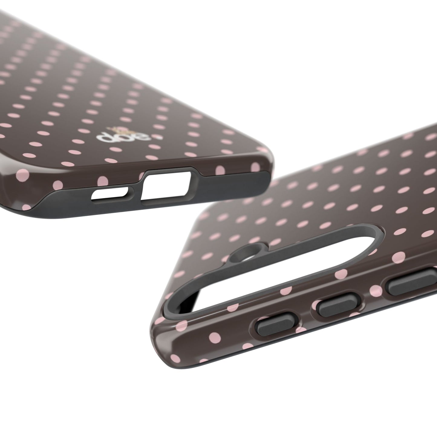 Brown Polka Dot Samsung Case