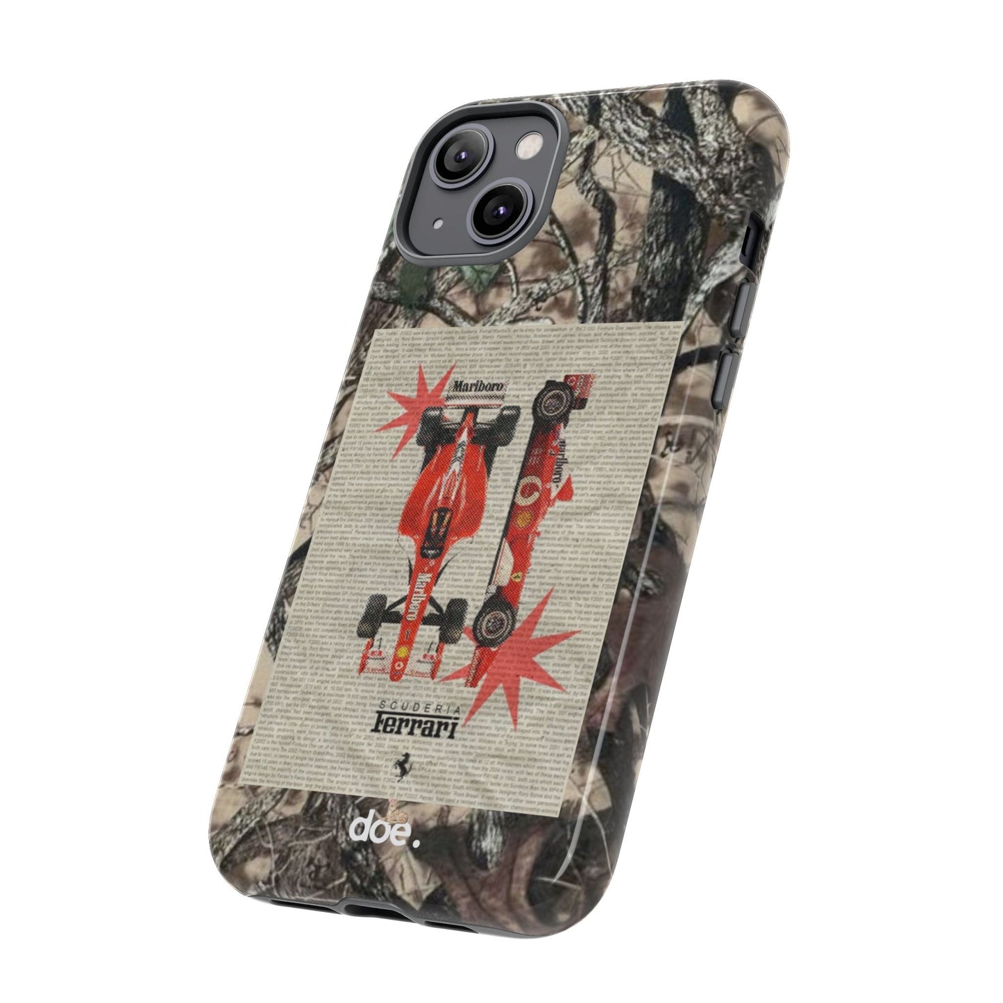 Camouflage Ferrari iPhone Case
