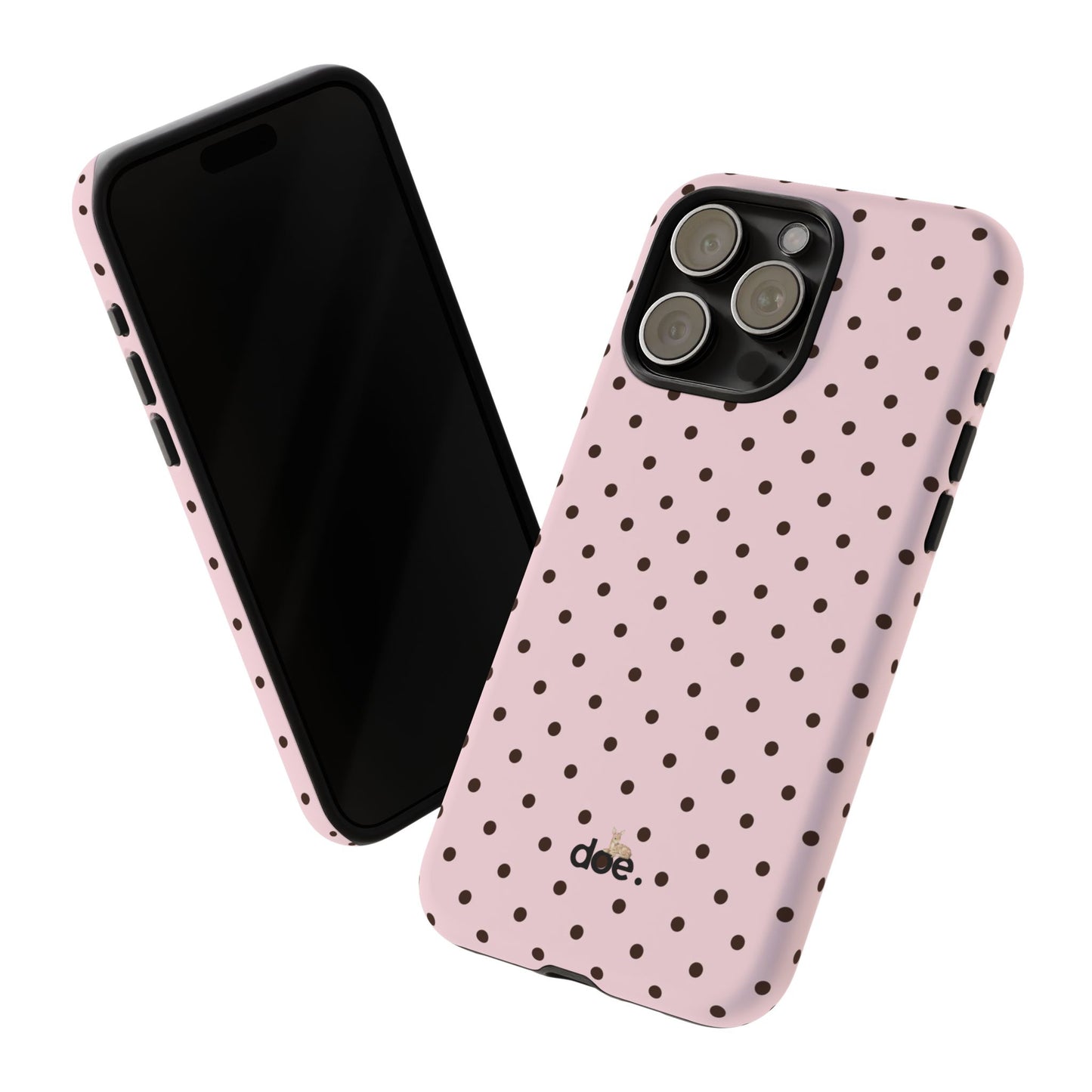 Pink Polka Dot iPhone Case