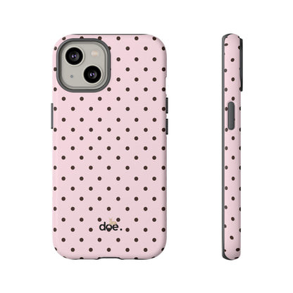 Pink Polka Dot iPhone Case