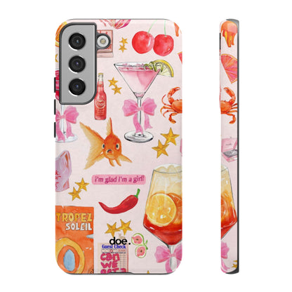 I'm glad I'm a girl Samsung Case