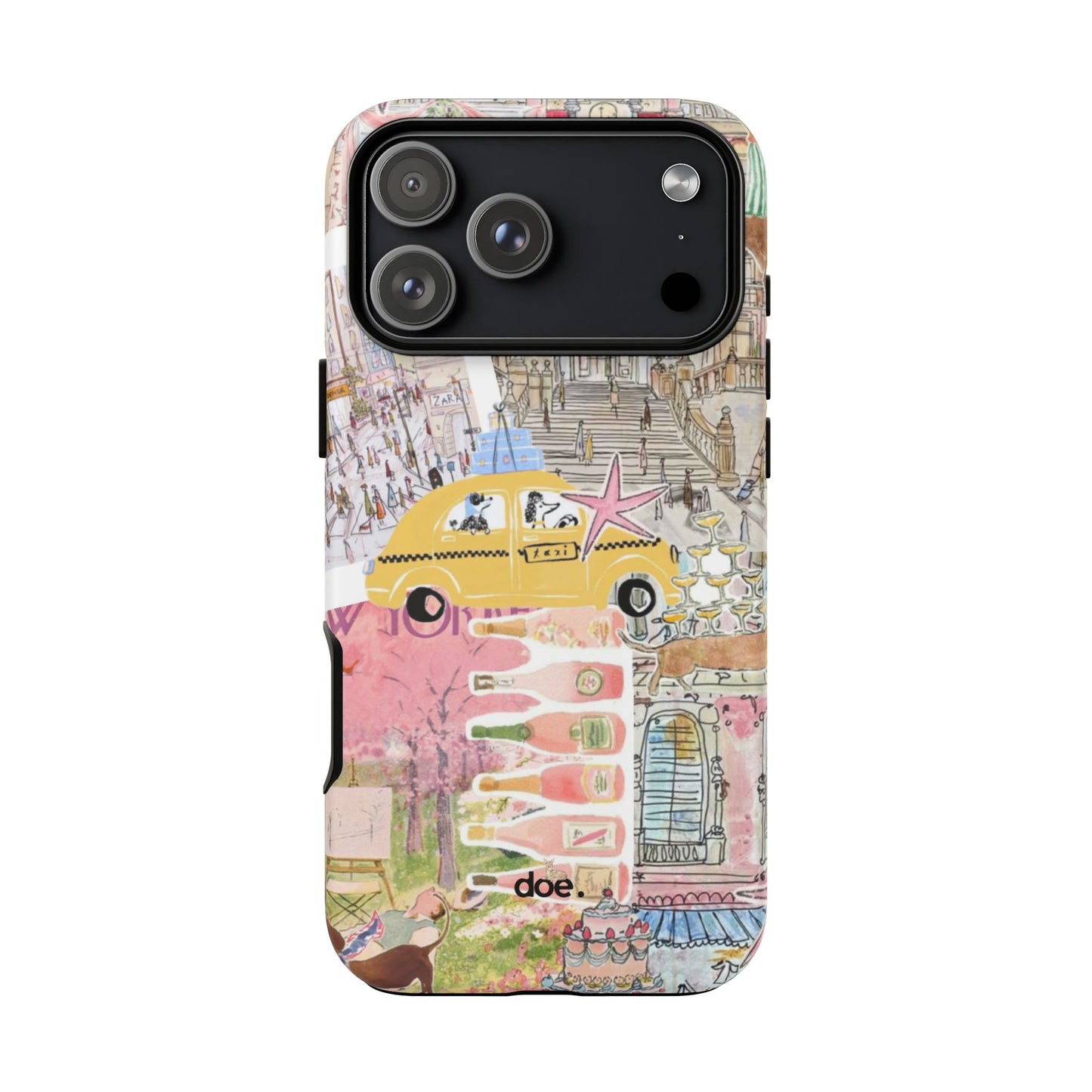 Travel Clutter iPhone Case