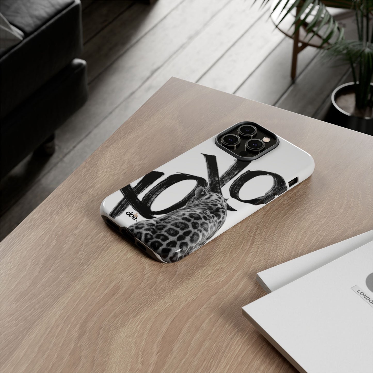 Leopard XOXO iPhone Case