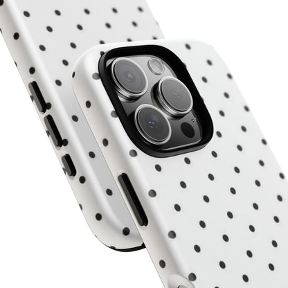 White Polka Dot iPhone Case
