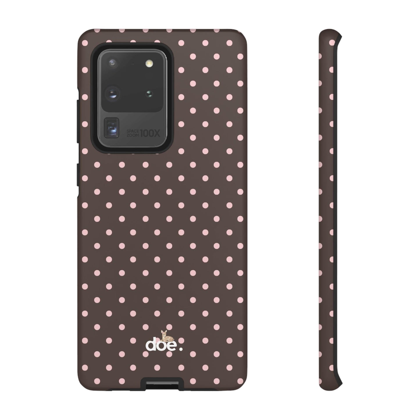 Brown Polka Dot Samsung Case