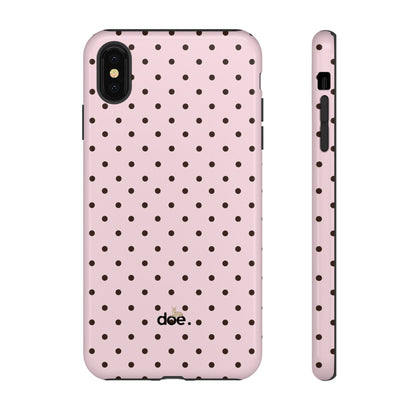 Pink Polka Dot iPhone Case