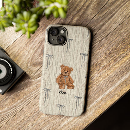 Little Bow Bear iPhone Case