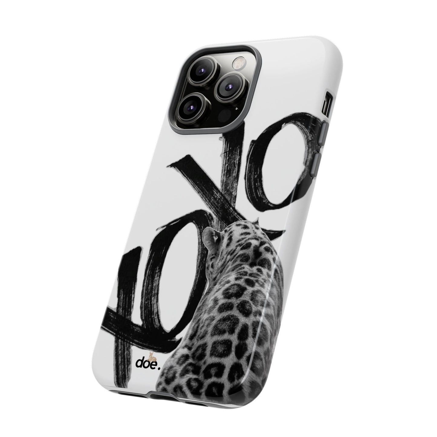 Leopard XOXO iPhone Case