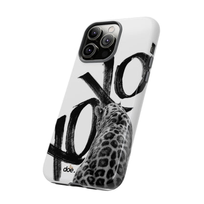 Leopard XOXO iPhone Case