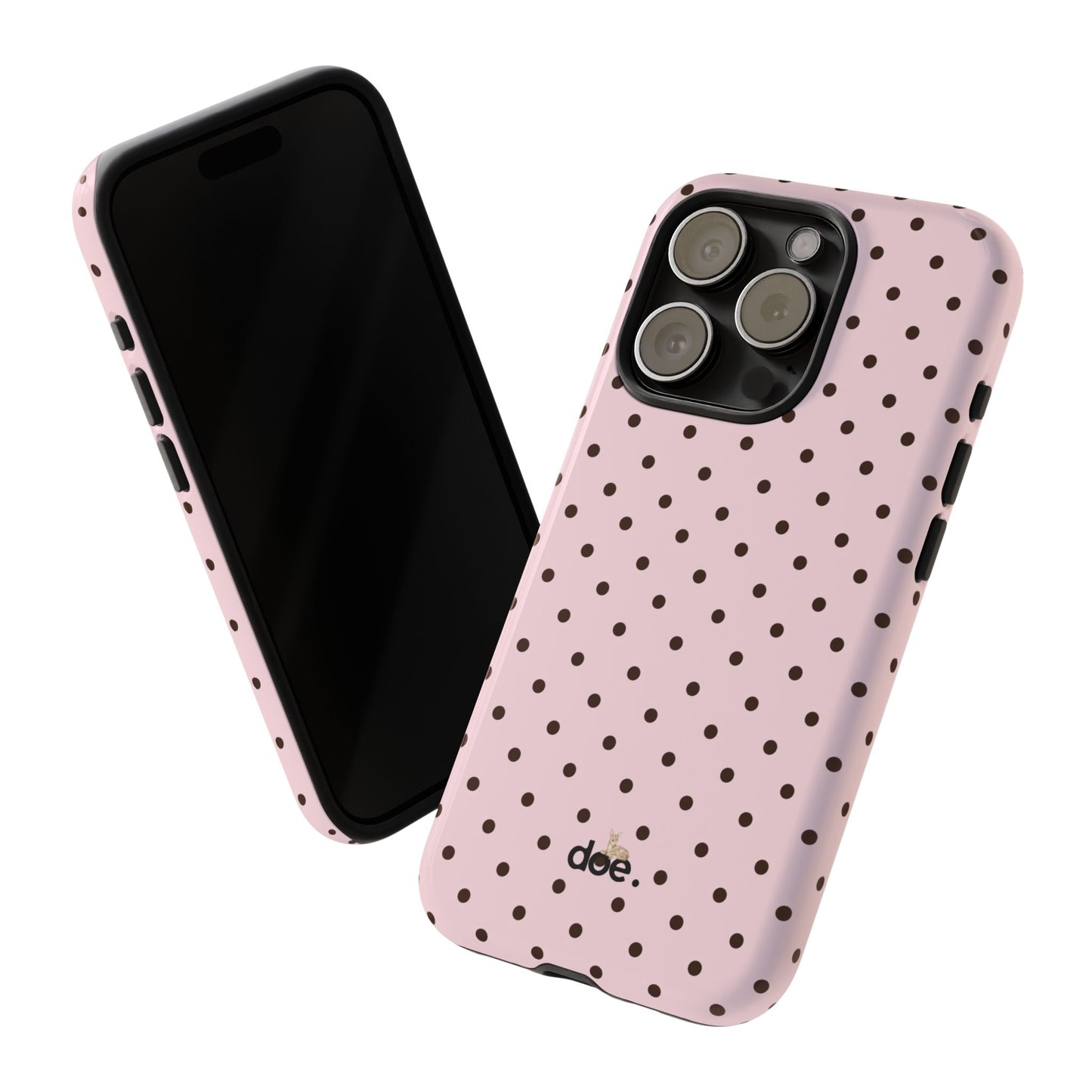 Pink Polka Dot iPhone Case