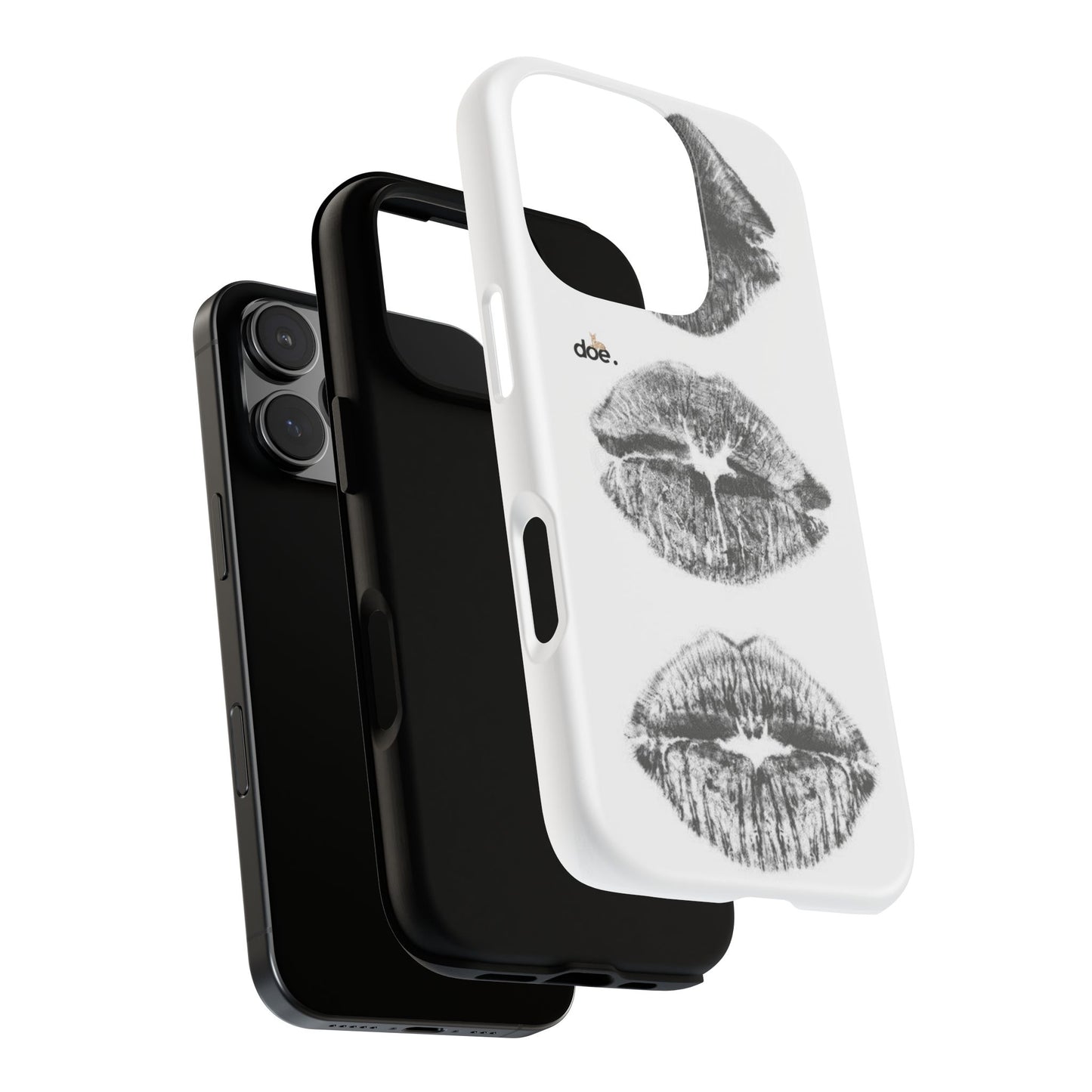 Three Kisses iPhone Case
