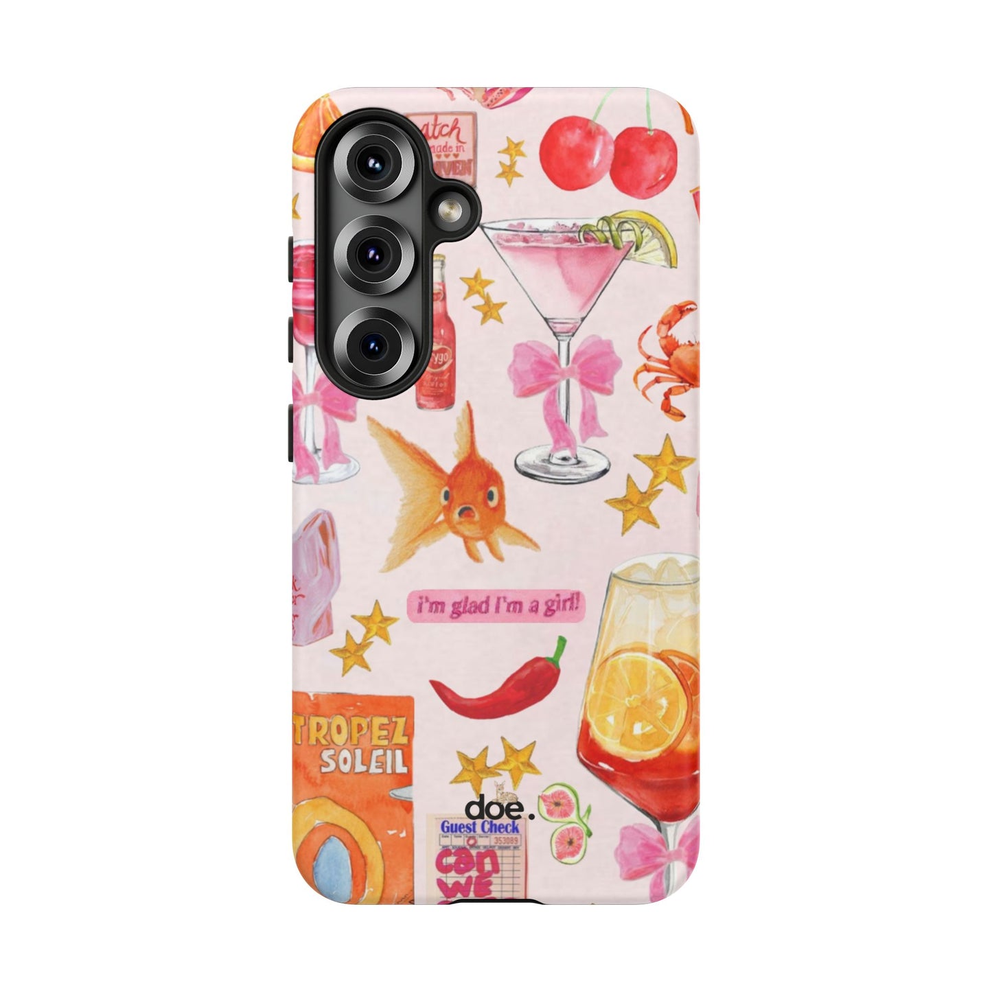 I'm glad I'm a girl Samsung Case