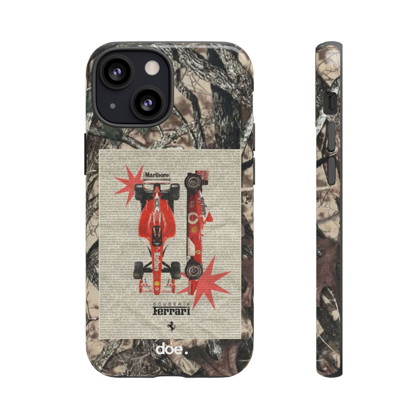 Camouflage Ferrari iPhone Case
