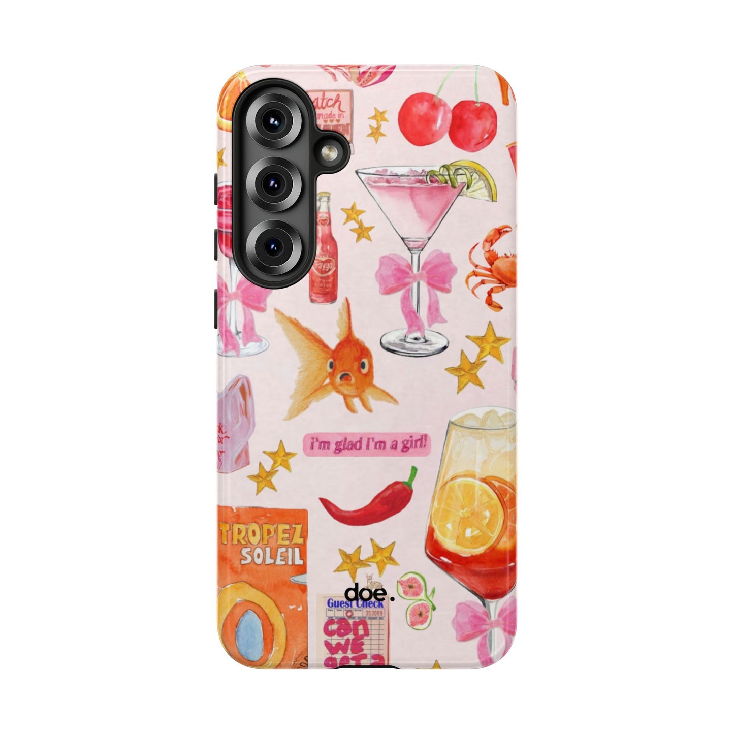 I'm glad I'm a girl Samsung Case