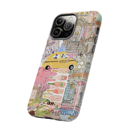 Travel Clutter iPhone Case
