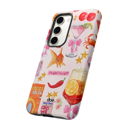 I'm glad I'm a girl Samsung Case