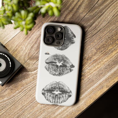 Three Kisses iPhone Case