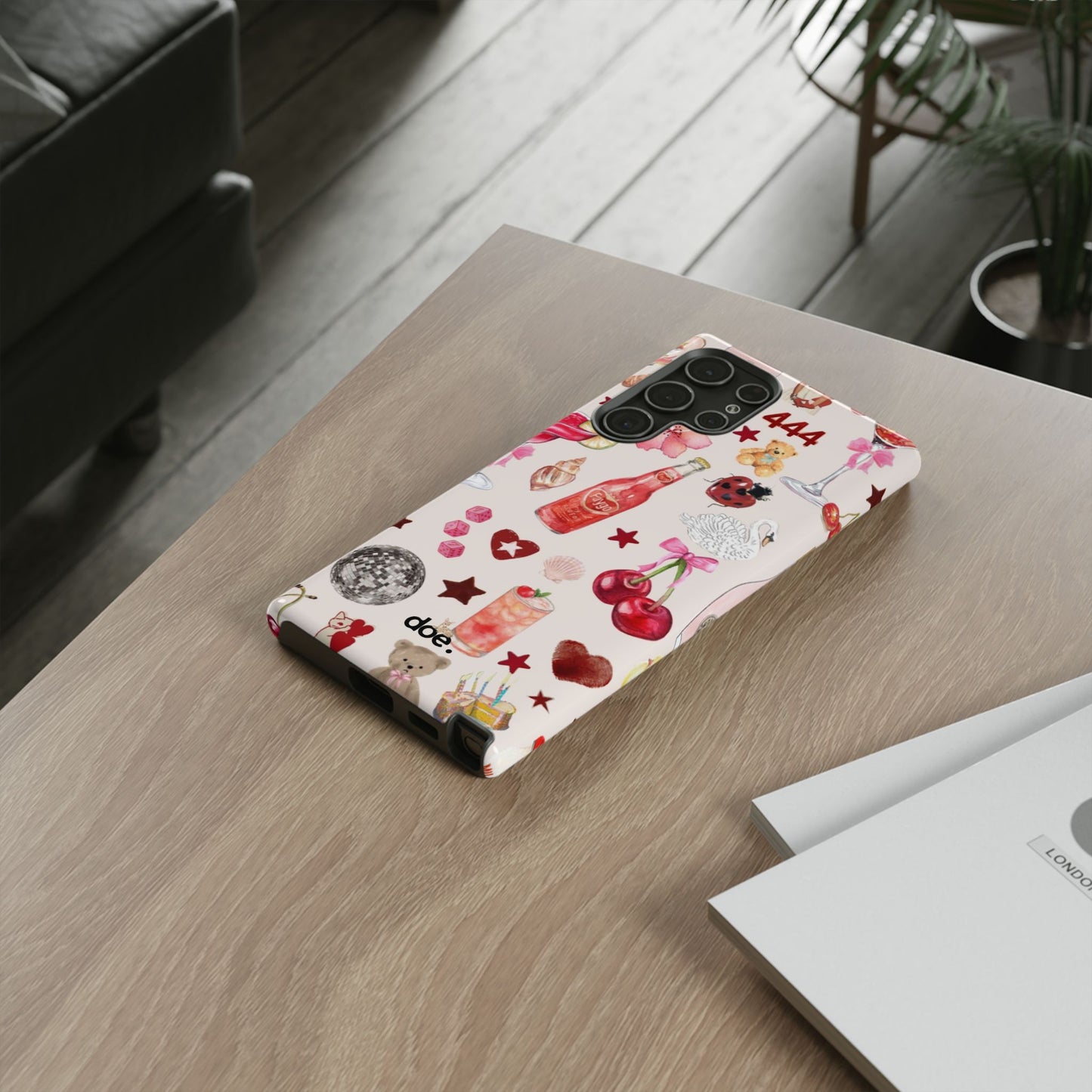 Pink Clutter Samsung Case