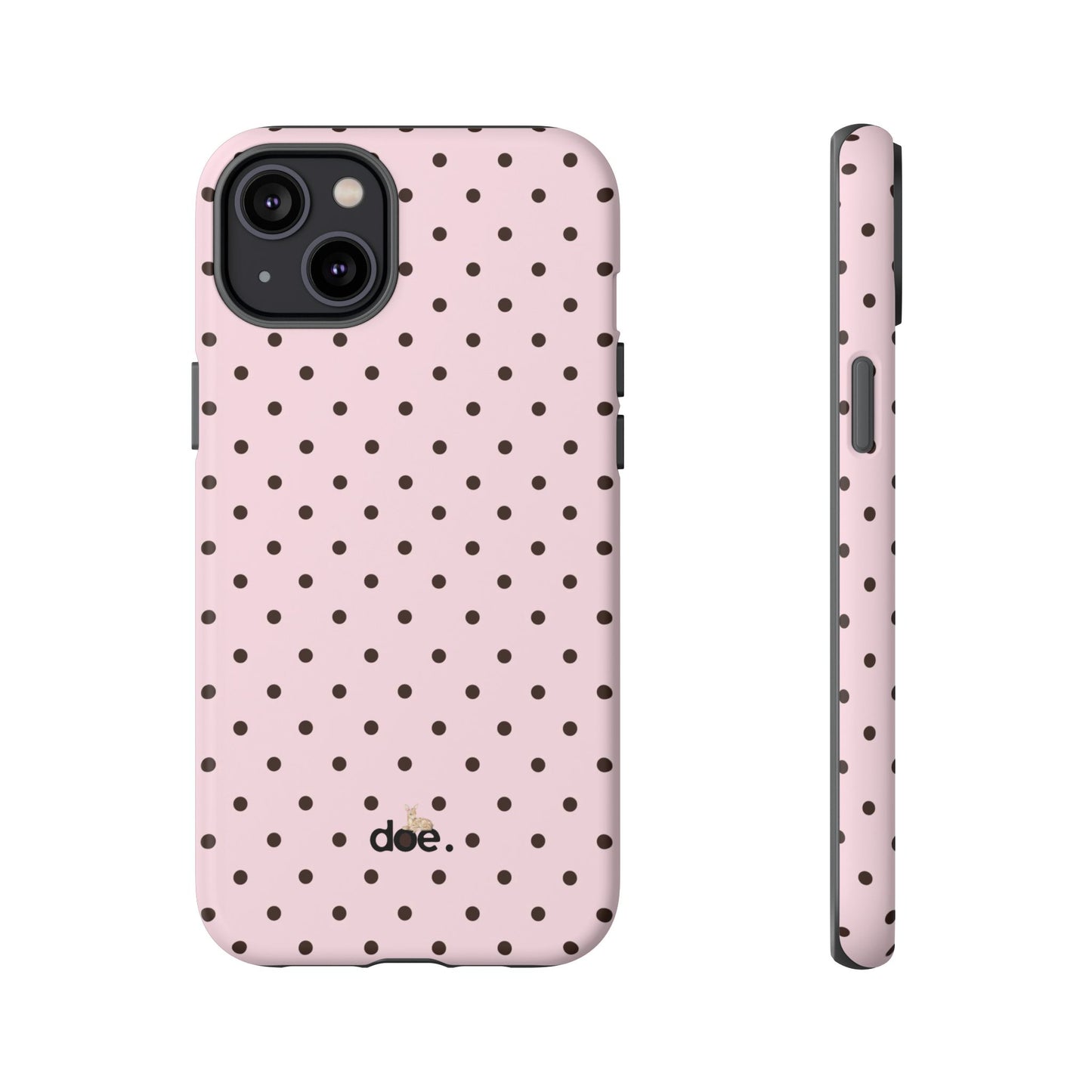 Pink Polka Dot iPhone Case