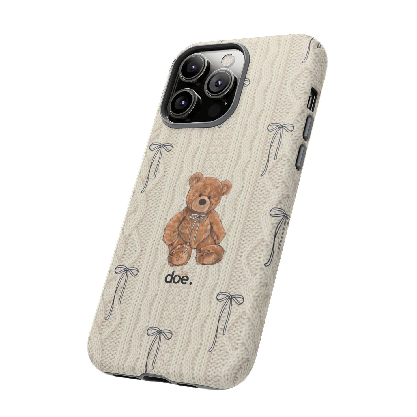 Little Bow Bear iPhone Case