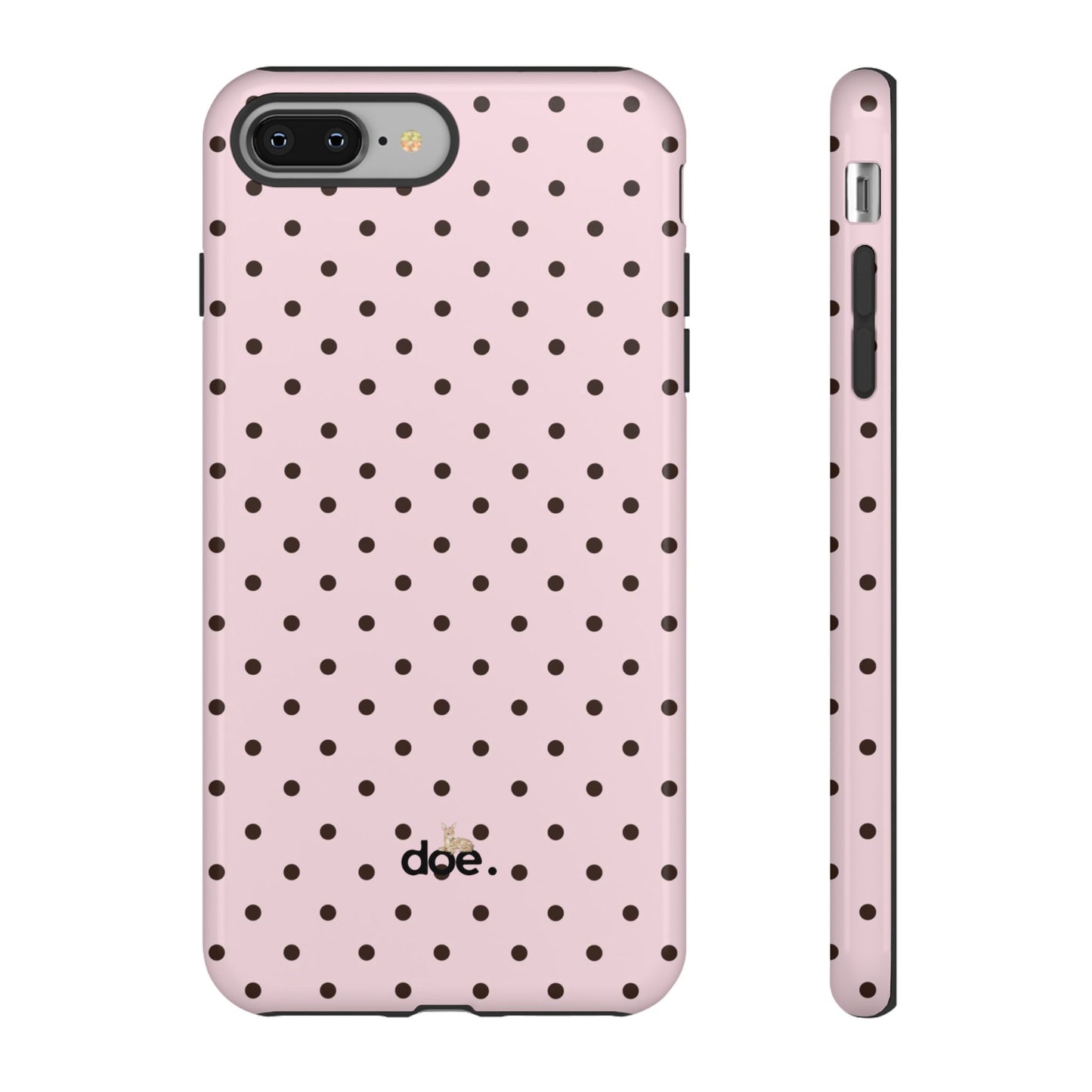Pink Polka Dot iPhone Case
