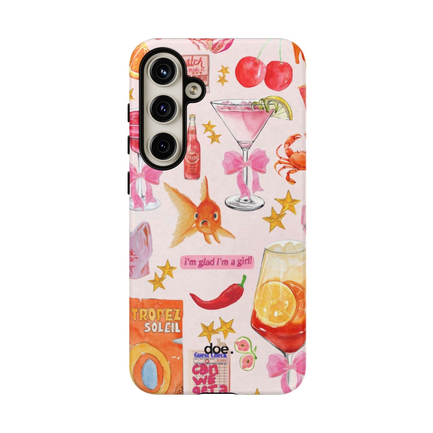 I'm glad I'm a girl Samsung Case