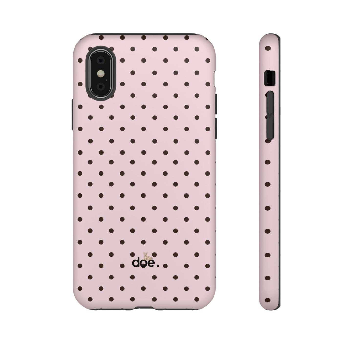 Pink Polka Dot iPhone Case