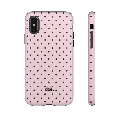 Pink Polka Dot iPhone Case