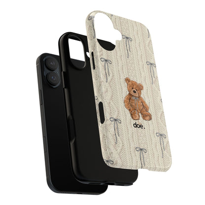 Little Bow Bear iPhone Case