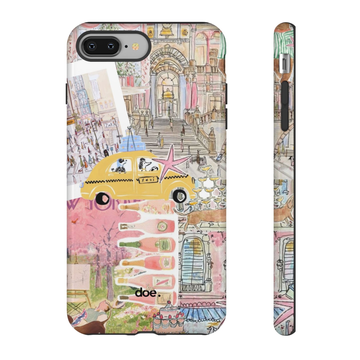 Travel Clutter iPhone Case