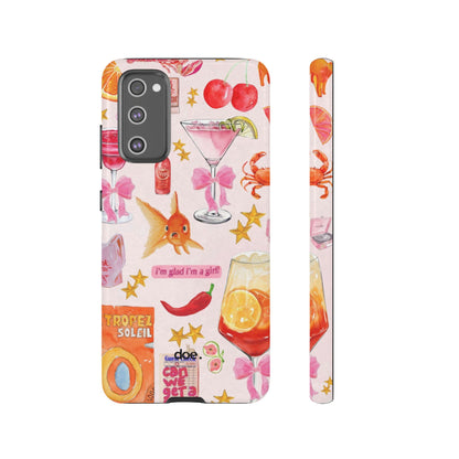 I'm glad I'm a girl Samsung Case