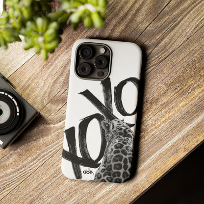 Leopard XOXO iPhone Case