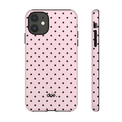 Pink Polka Dot iPhone Case